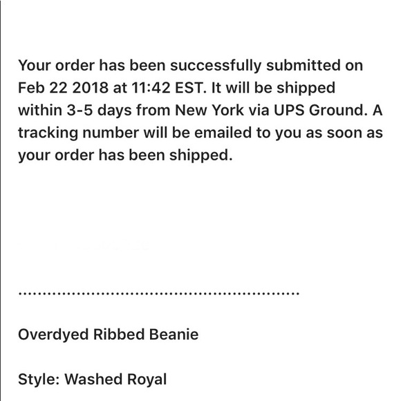 Supreme overdyed ribbed beanie SS18